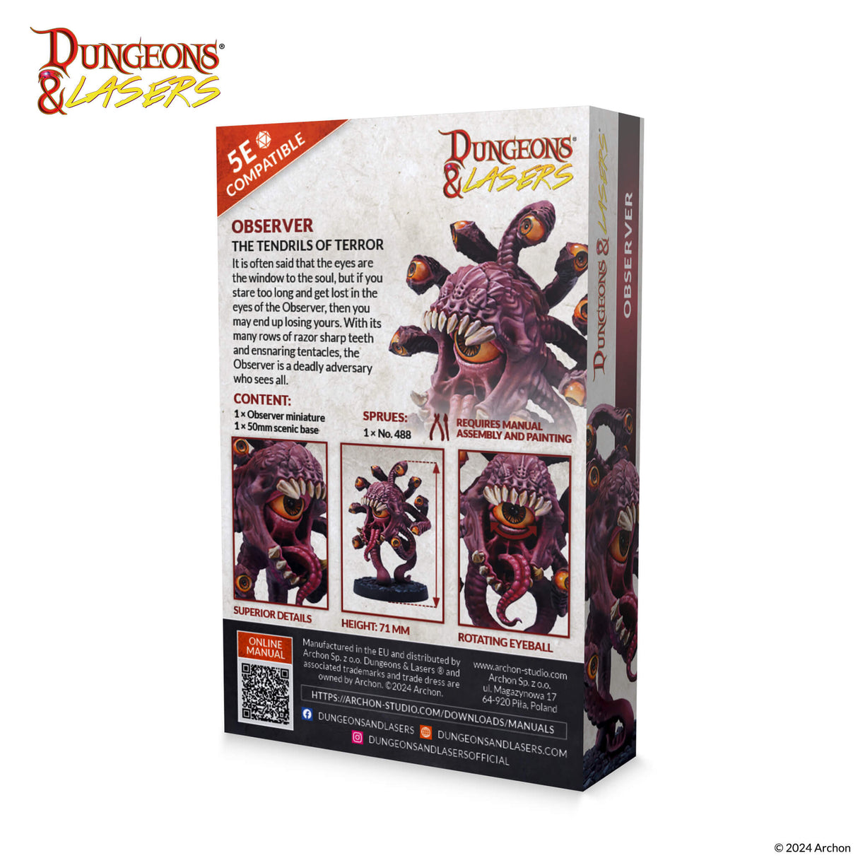 Dungeons & Lasers: Miniatures - Observer