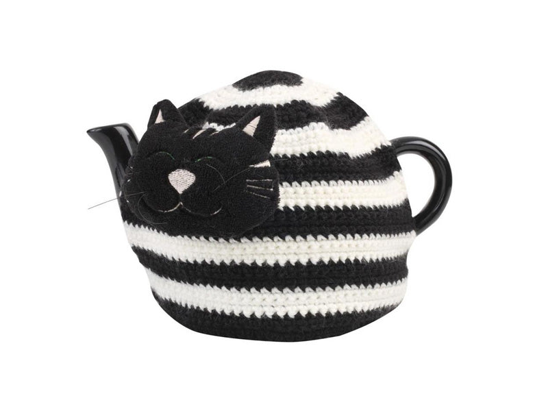 Charlie The Cat Tea Cosy, a charming accessory keeping your teapot warm with a playful feline design.