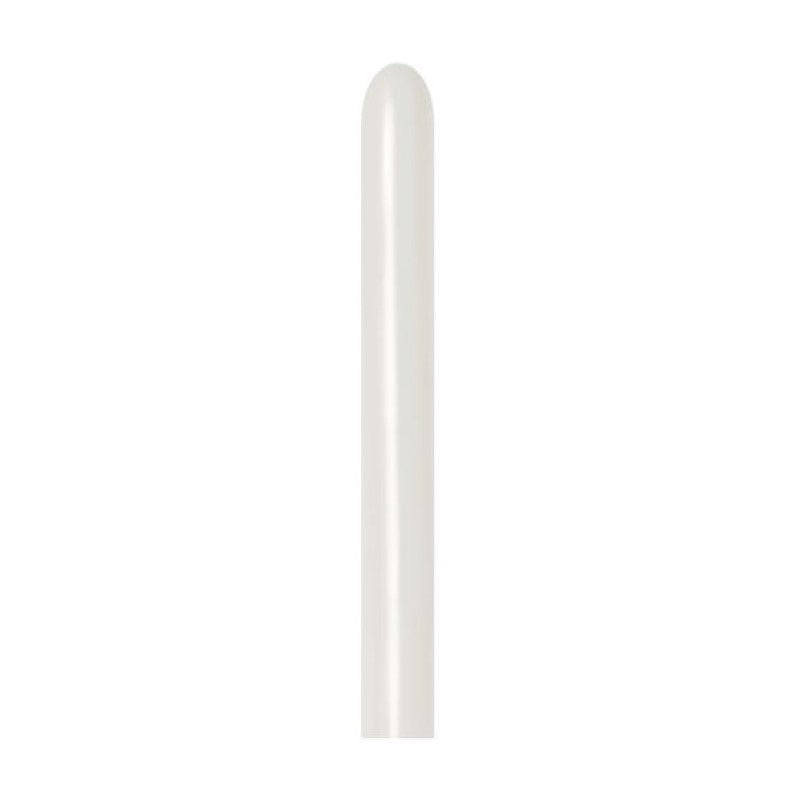 Pack of 50 pastel dusk cream latex balloons, perfect for elegant celebrations and versatile decor options.