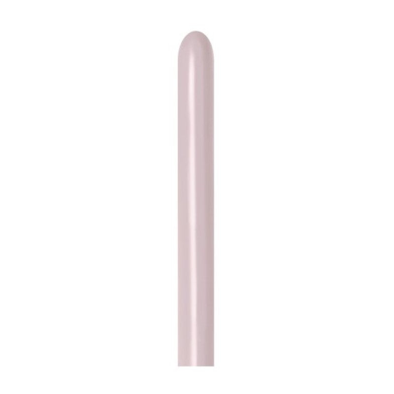 50-pack of pastel dusk rose latex balloons, perfect for weddings, baby showers, and festive decor.