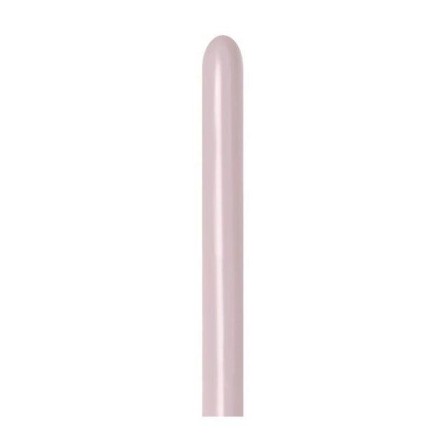 50-pack of pastel dusk rose latex balloons, perfect for weddings, baby showers, and festive decor.