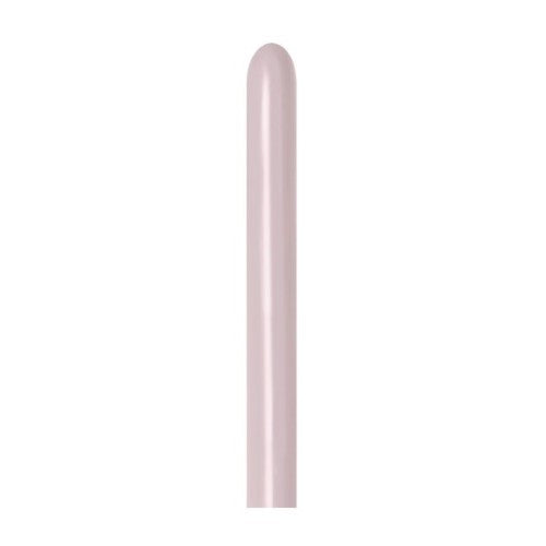 Pack of 100 Sempertex pastel dusk rose latex balloons, perfect for elegant decor at celebrations and events.