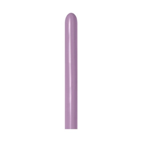 Pack of 100 pastel dusk lavender latex balloons, perfect for elegant celebrations and creative décor.