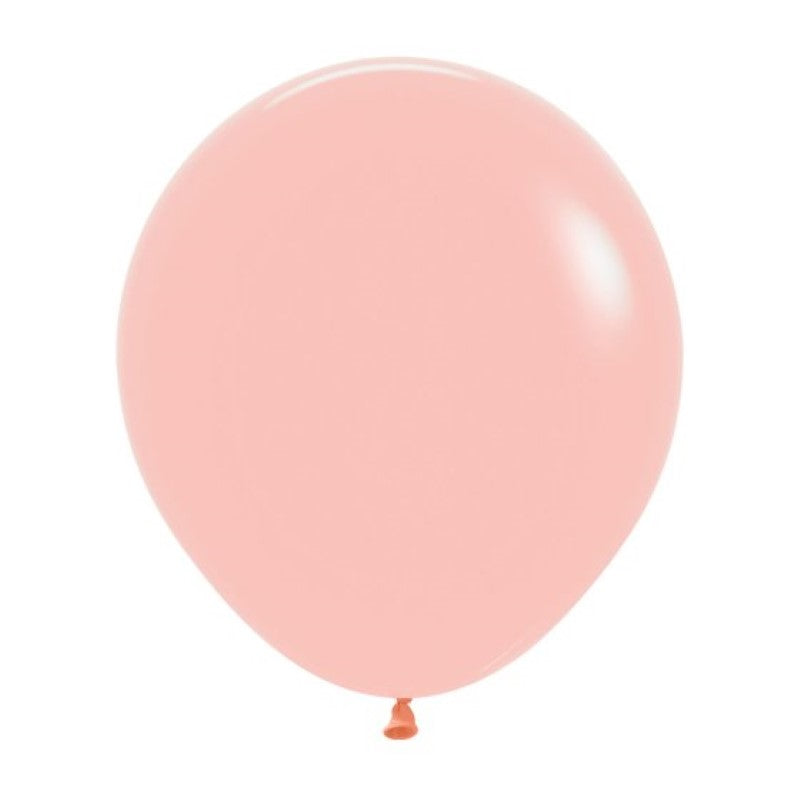 Pastel matte melon latex balloons in 45cm, 6PK; stylish decorations for parties and events.