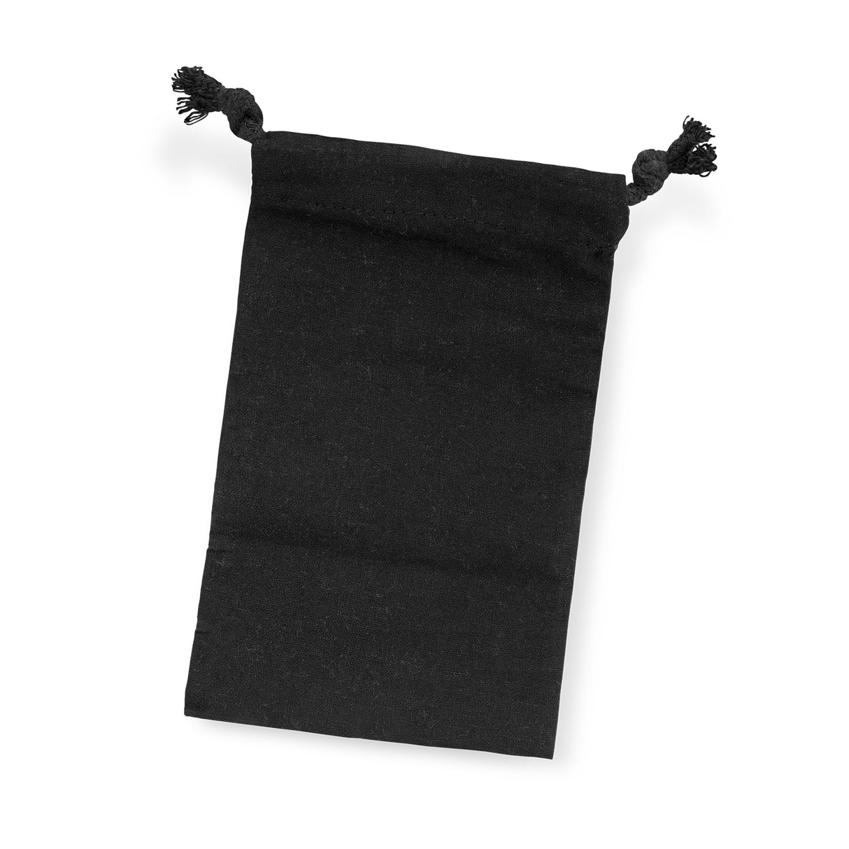 Cotton Gift Bag - Black Small 190mm (50 Units)