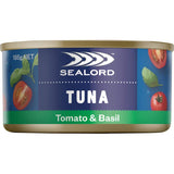 Sealord Sensations Tuna Tomato & Basil Can 185g