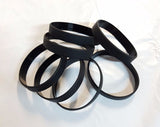 Silicon/Silicone Wristbands - 10 Units BLACK