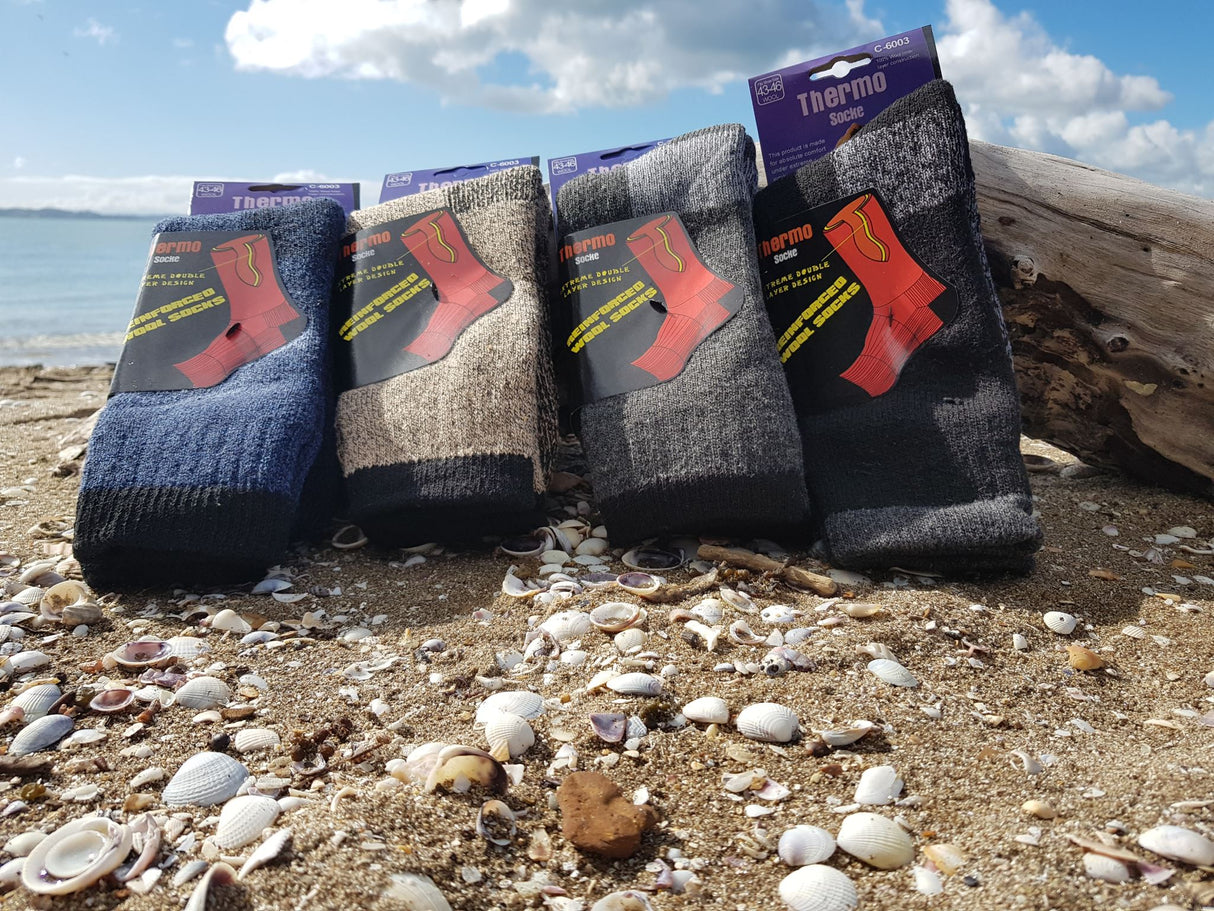 100% Wool Socks (Double Layer)  - 1 Pair