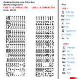 Quikstik Pricing Gun Mark II Double Line
