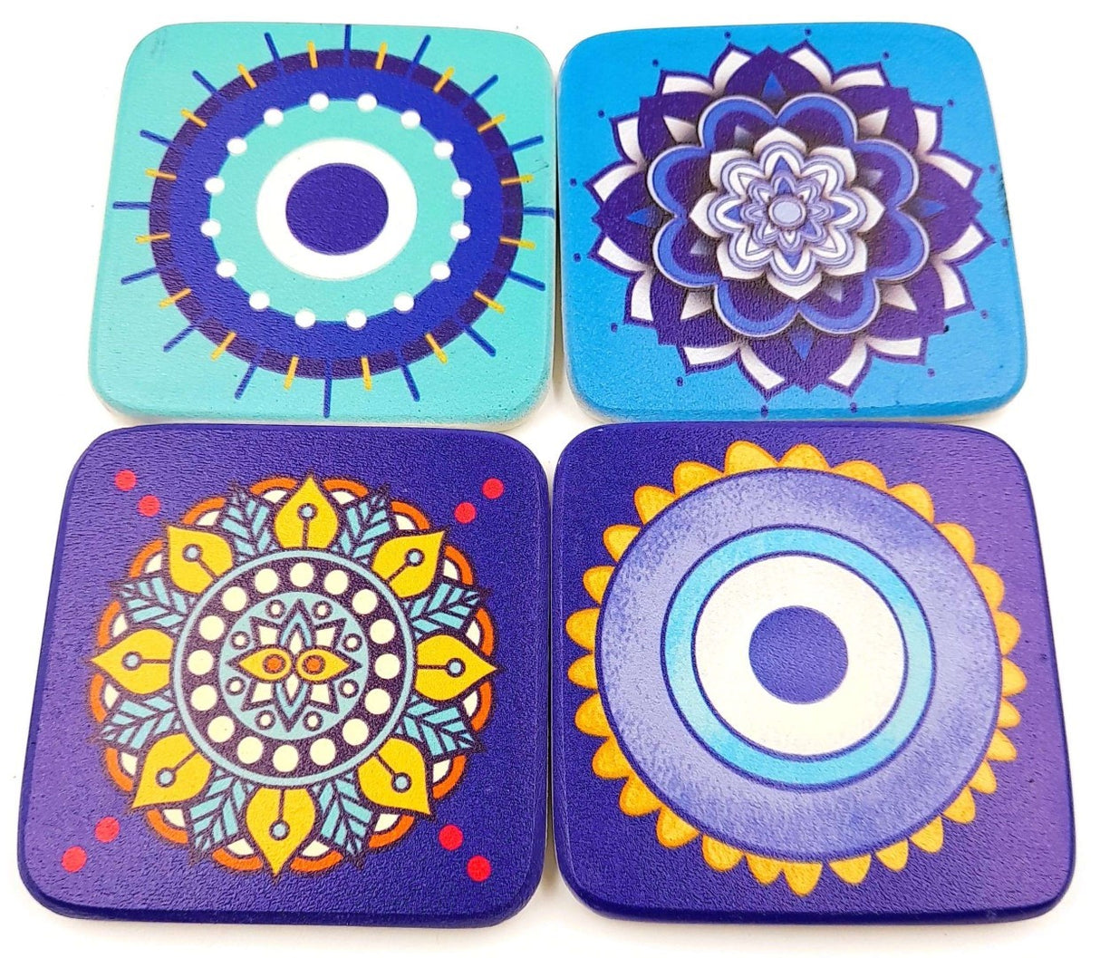 Coasters - Evil Eye 9cm (Set of 2 Assorted)
