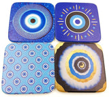 Coasters - Evil Eye 9cm (Set of 2 Assorted)
