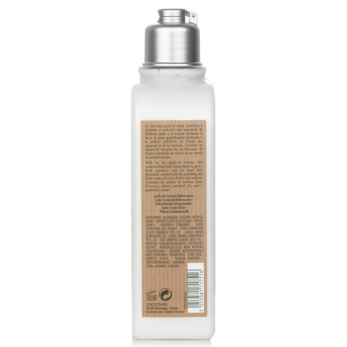L'Occitane Citrus Verbena Fresh Body Milk 250ml/8.4oz