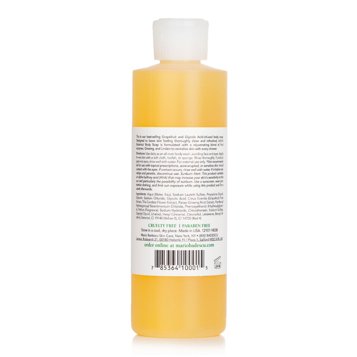 Mario Badescu A.H.A. Botanical Body Soap - For All Skin Types 236ml/8oz