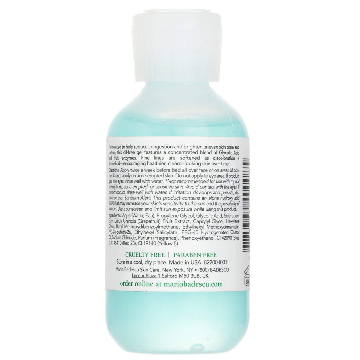 Mario Badescu - Glycolic Gel - For Combination/ Oily Skin Types  - 59ml/2oz