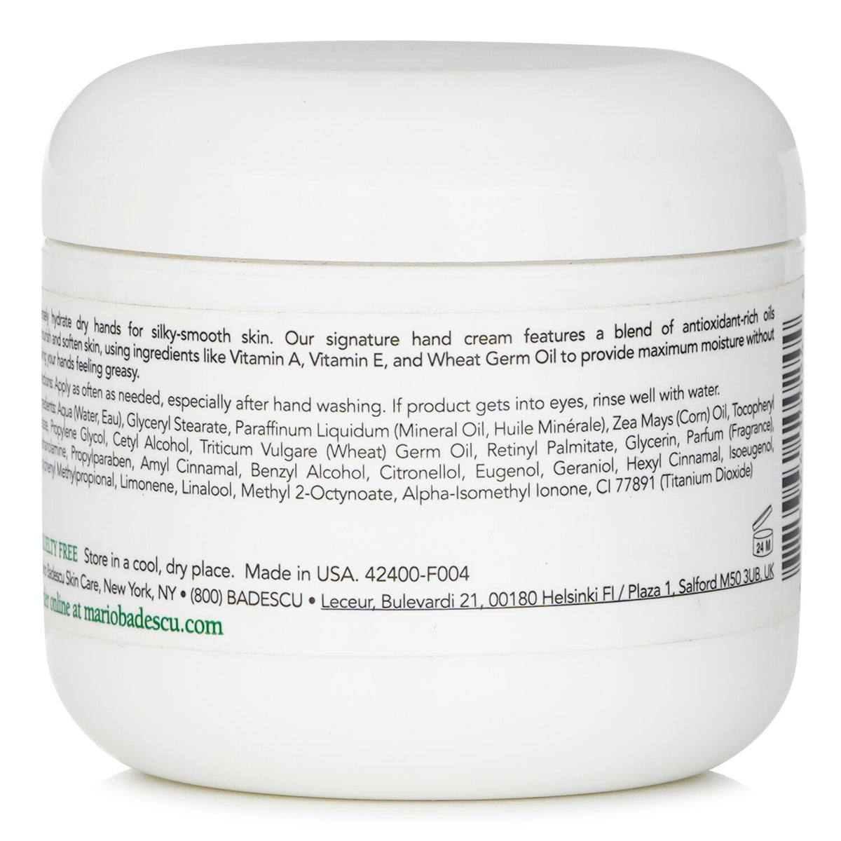 Mario Badescu - Special Hand Cream with Vitamin E - For All Skin Types  - 113g/4