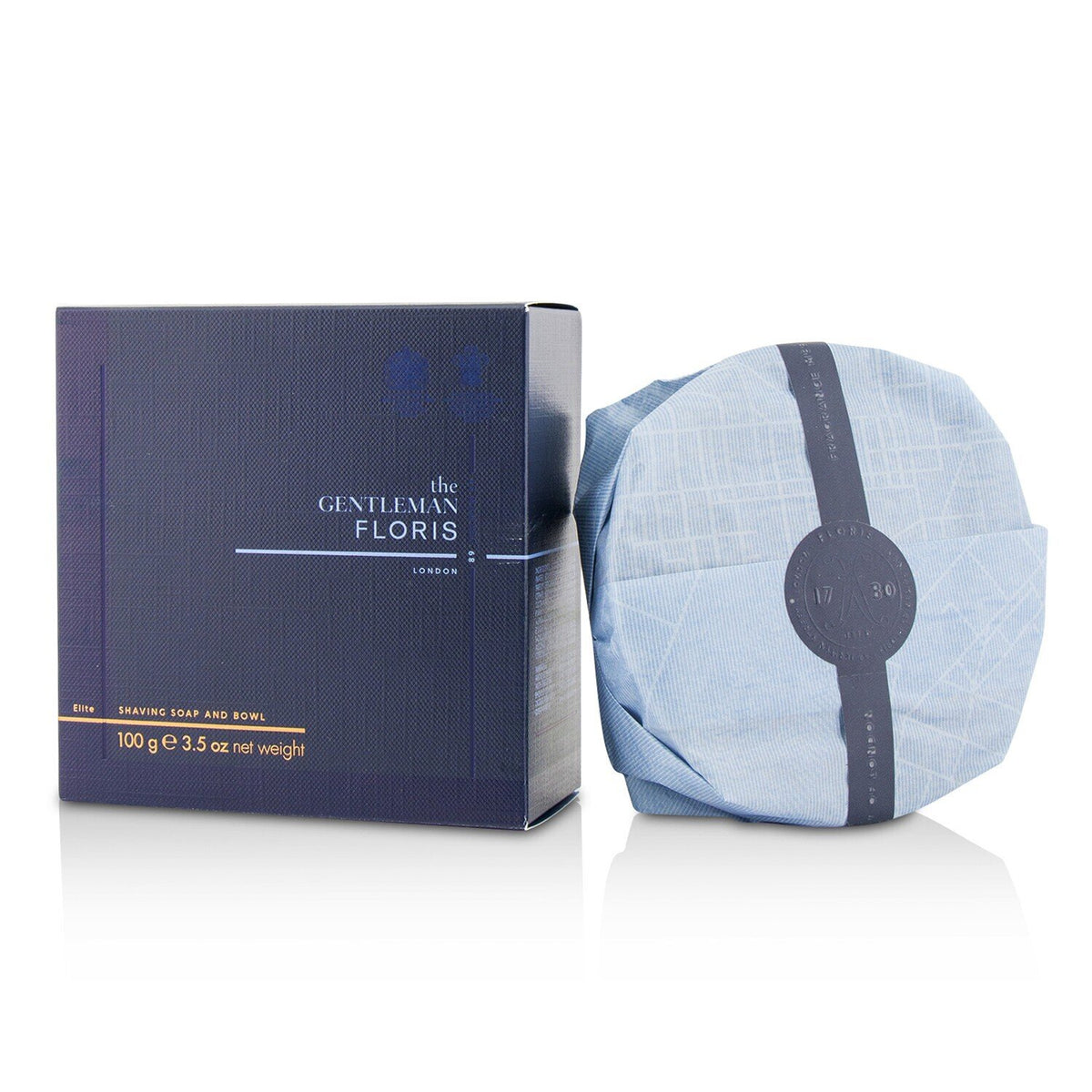 Floris - Elite Shaving Soap and Bowl  - 100g/3.5oz