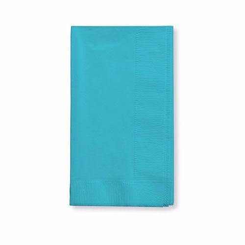 Bermuda Blue Dinner Napkins, 40cm, 1/8 fold, pack of 50, elegant, durable, perfect for any occasion.