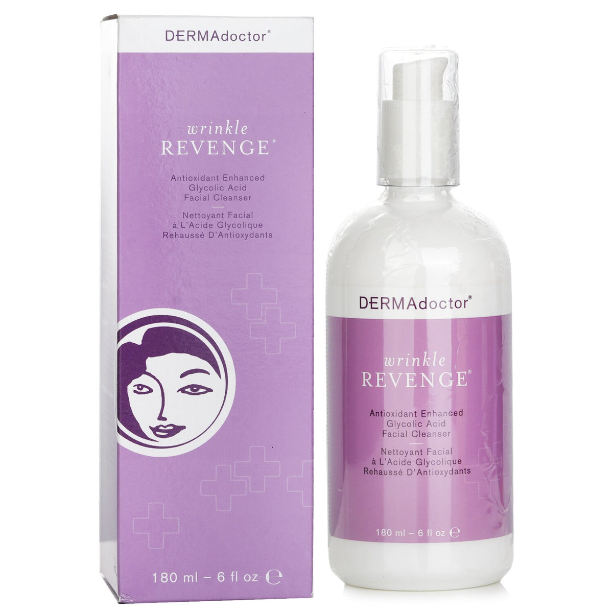 DERMAdoctor - Wrinkle Revenge Antioxidant Enhanced Glycolic Acid Facial Cleanser