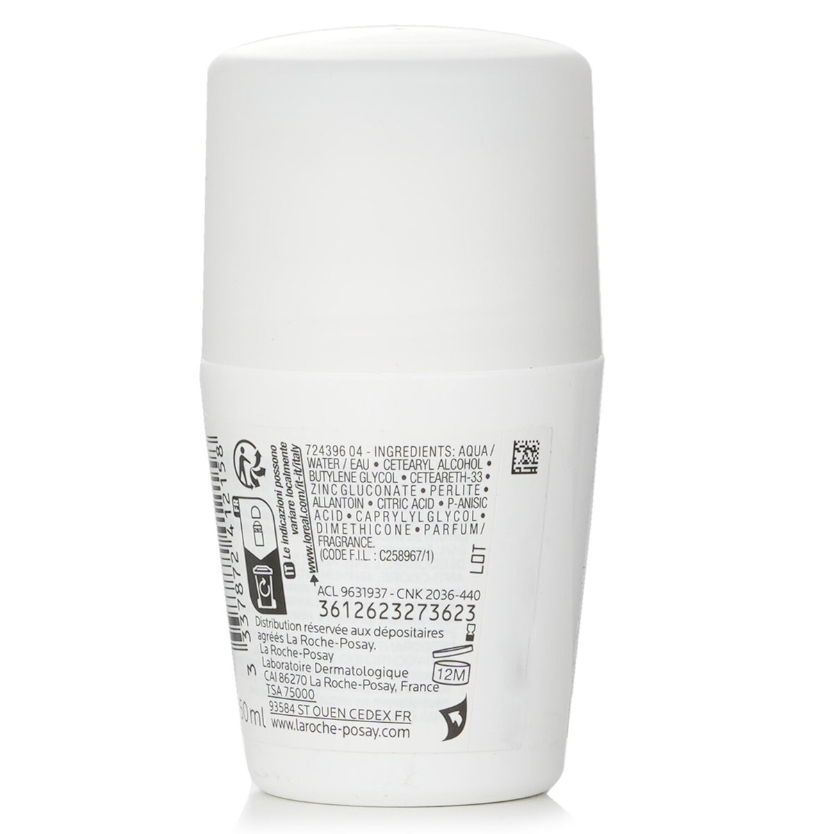 La Roche Posay - 24HR Physiological Deodorant Roll-On  - 50ml/1.7oz