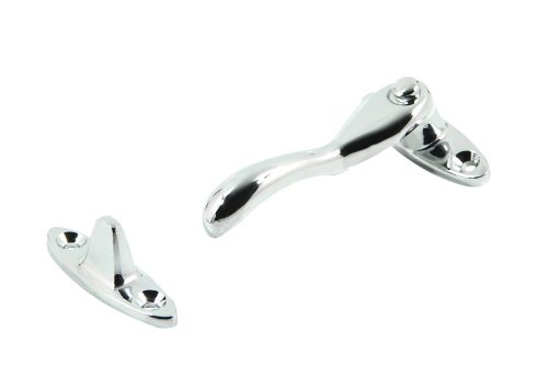 Wedge Fastener Solid Brass - Chrome Plated