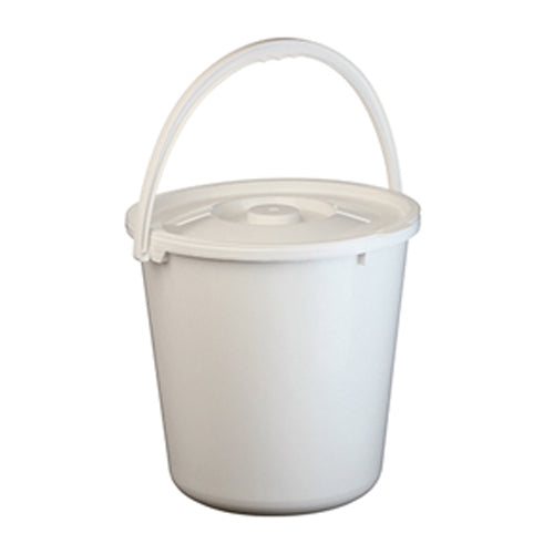 Taurus 10L plastic bucket lid, providing tight seal for safe storage of food and liquids, made in New Zealand.