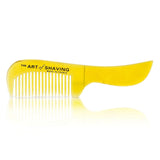 The Art Of Shaving - Horn Mustache Comb - Black Suedine  - 1pc