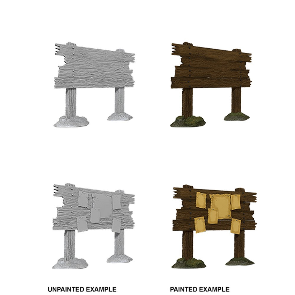 WizKids Deep Cuts Unpainted Miniatures Bounty Board