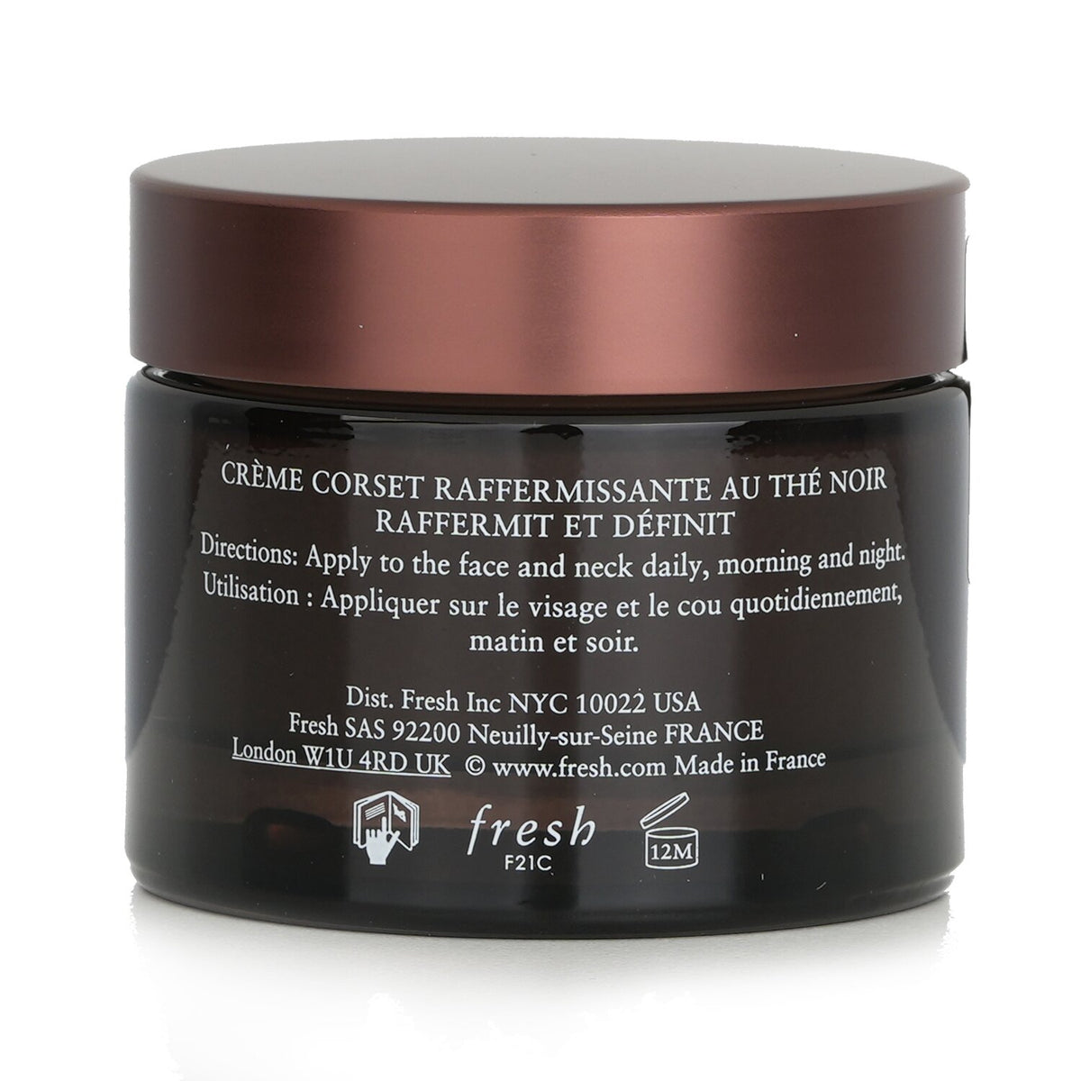 Fresh - Black Tea Firming Corset Cream - For Face & Neck  - 50ml/1.6oz
