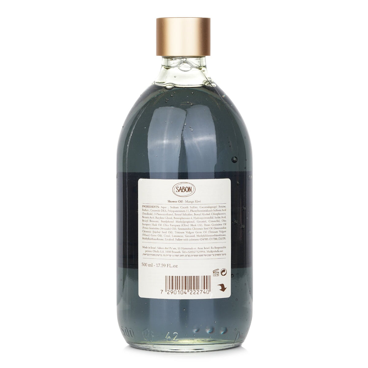 Sabon - Shower Oil - Kiwi Mango  - 500ml/17.59oz