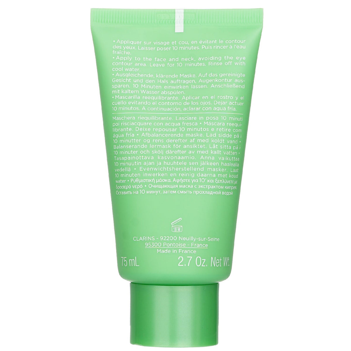 Clarins - SOS Pure Rebalancing Clay Mask with Alpine Willow - Combination to Oil
