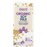 Macro Organic Soy Milk  Carton 1L