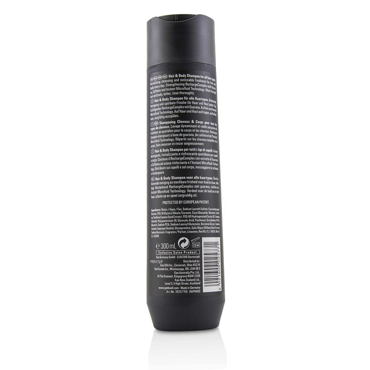 Goldwell Dual Senses Men Hair & Body Shampoo (For All Hair Types) 300ml/10.1oz