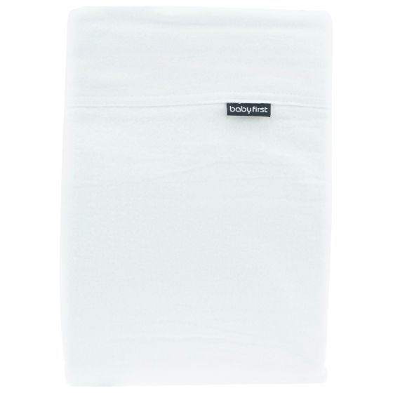 Cot Flannelette Sheet - Set White - Baby First