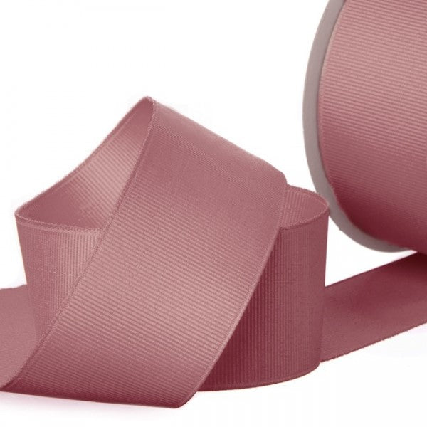 Premium dark pink grosgrain ribbon, 38mm wide and 20m long, ideal for crafting, gift wrapping, and hair accessories.