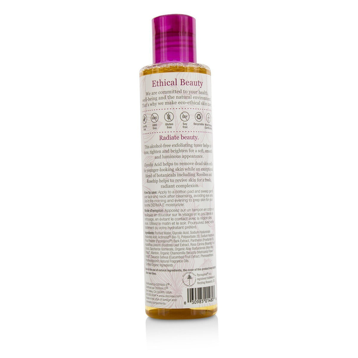 Derma E Essentials Radiance Toner  175ml/6oz