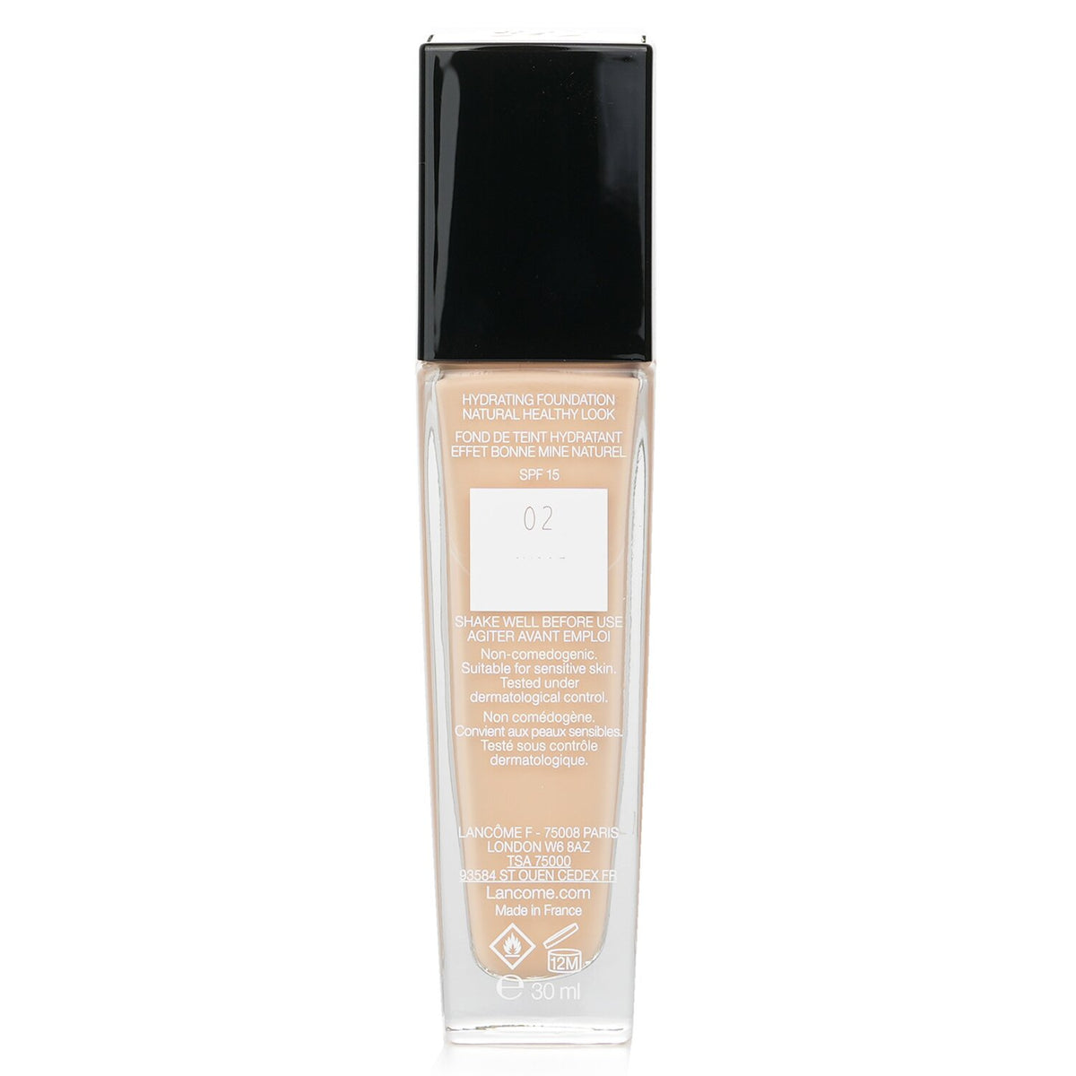 Lancome Teint Miracle Hydrating Foundation Natural Healthy Look SPF 15 - # 02 Ly