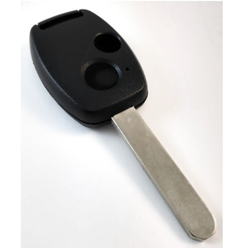 Durable 2-button key shell replacement for Honda Insight and Jazz, designed for easy transfer of existing electronics.