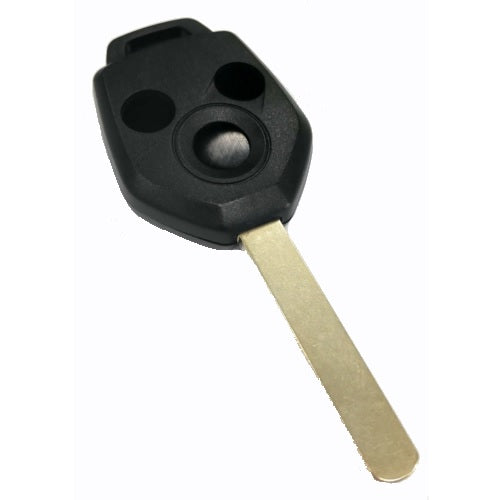 High-quality 3-button key shell replacement for Subaru cars, ensuring durability and perfect fit.