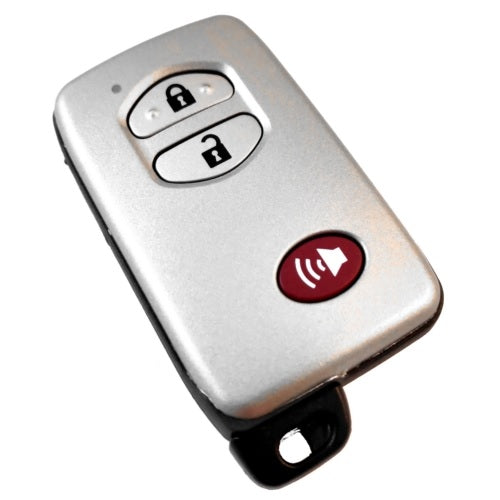 Durable 3-button replacement shell for Toyota key remotes, fitting seamlessly and restoring functionality.