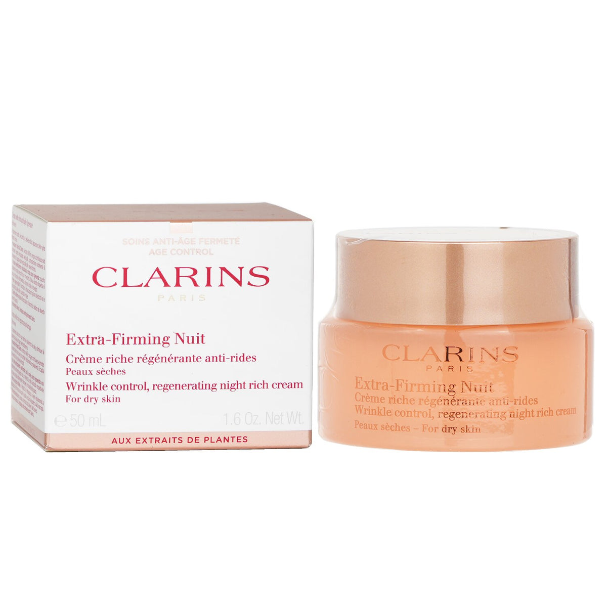 Clarins - Extra-Firming Nuit Wrinkle Control, Regenerating Night Rich Cream - Fo
