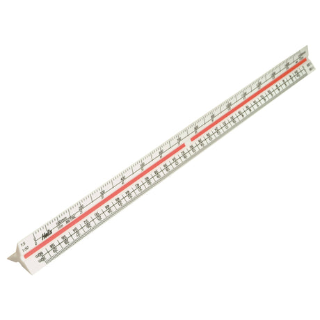 Helix K93x40 Tringlr Scale Rule for precise metric and imperial measurements; ideal for architects and DIY projects.