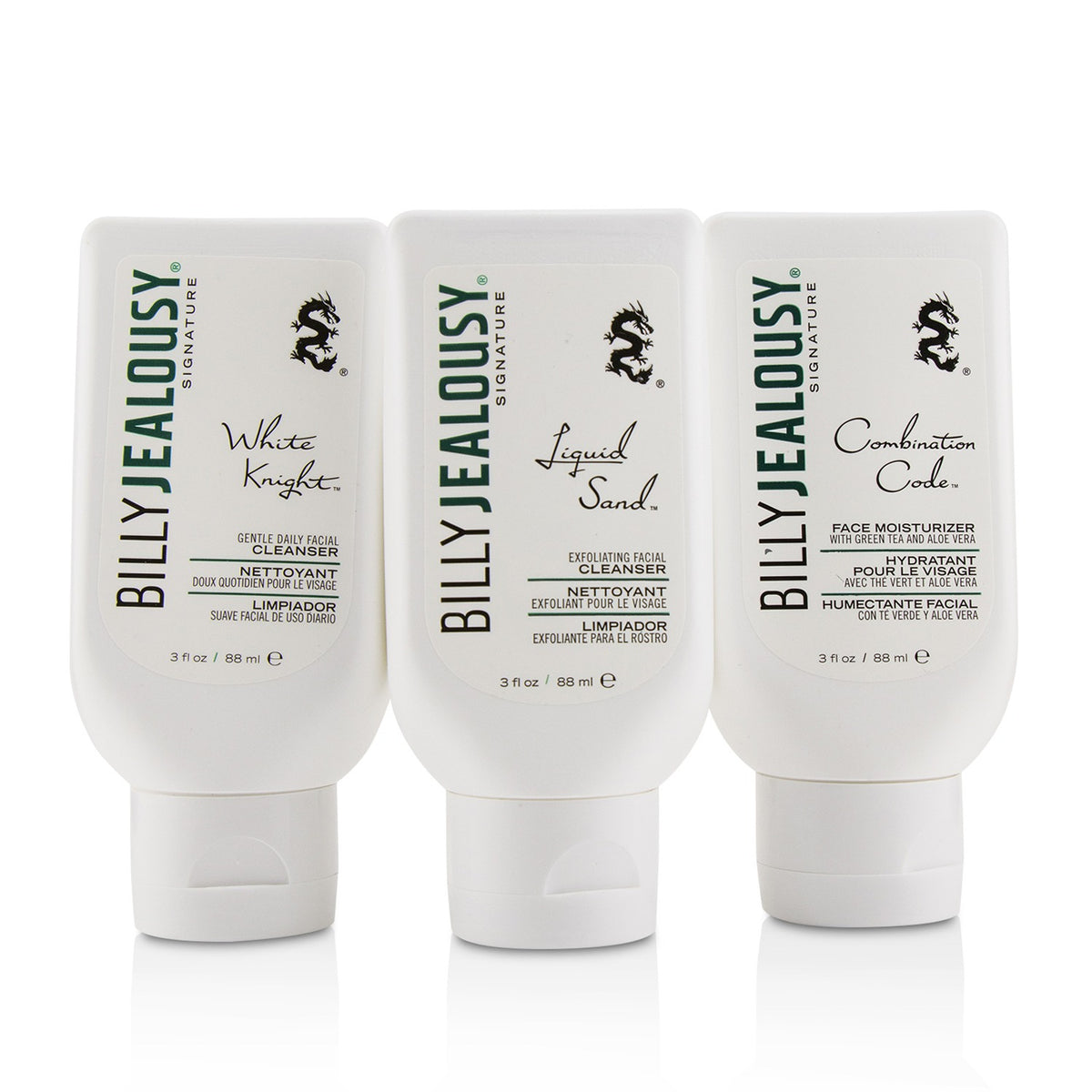 Billy Jealousy - Face3Some Kit: Face Moisturizer 88ml + Exfoliating Facial Clean