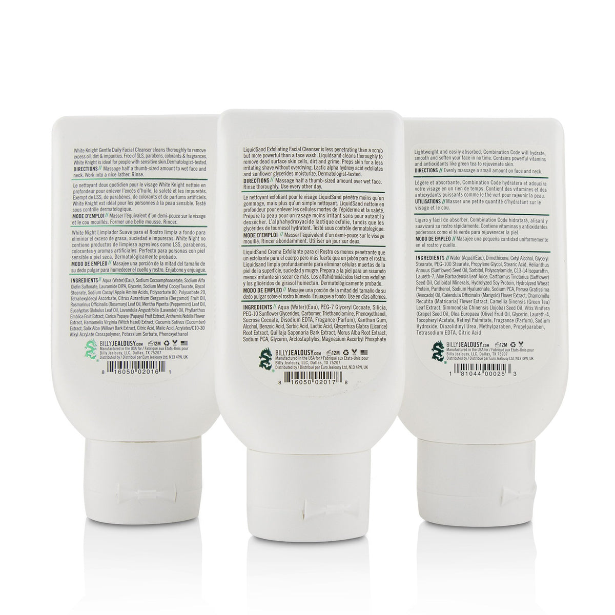 Billy Jealousy - Face3Some Kit: Face Moisturizer 88ml + Exfoliating Facial Clean