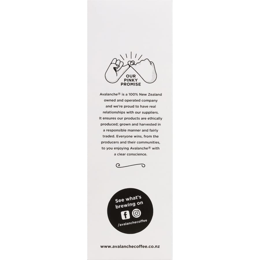 Avalanche Coffee Sachets 99% Sugar Free Hazelnut Latte