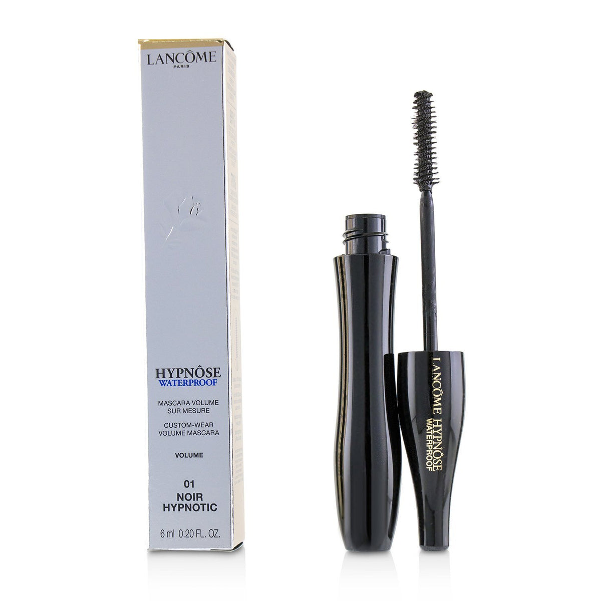 Lancome - Hypnose Waterproof Custom Wear Volume Mascara - # 01 Noir Hypnotic  -