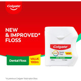 Colgate Dental Floss Mint Waxed 100m