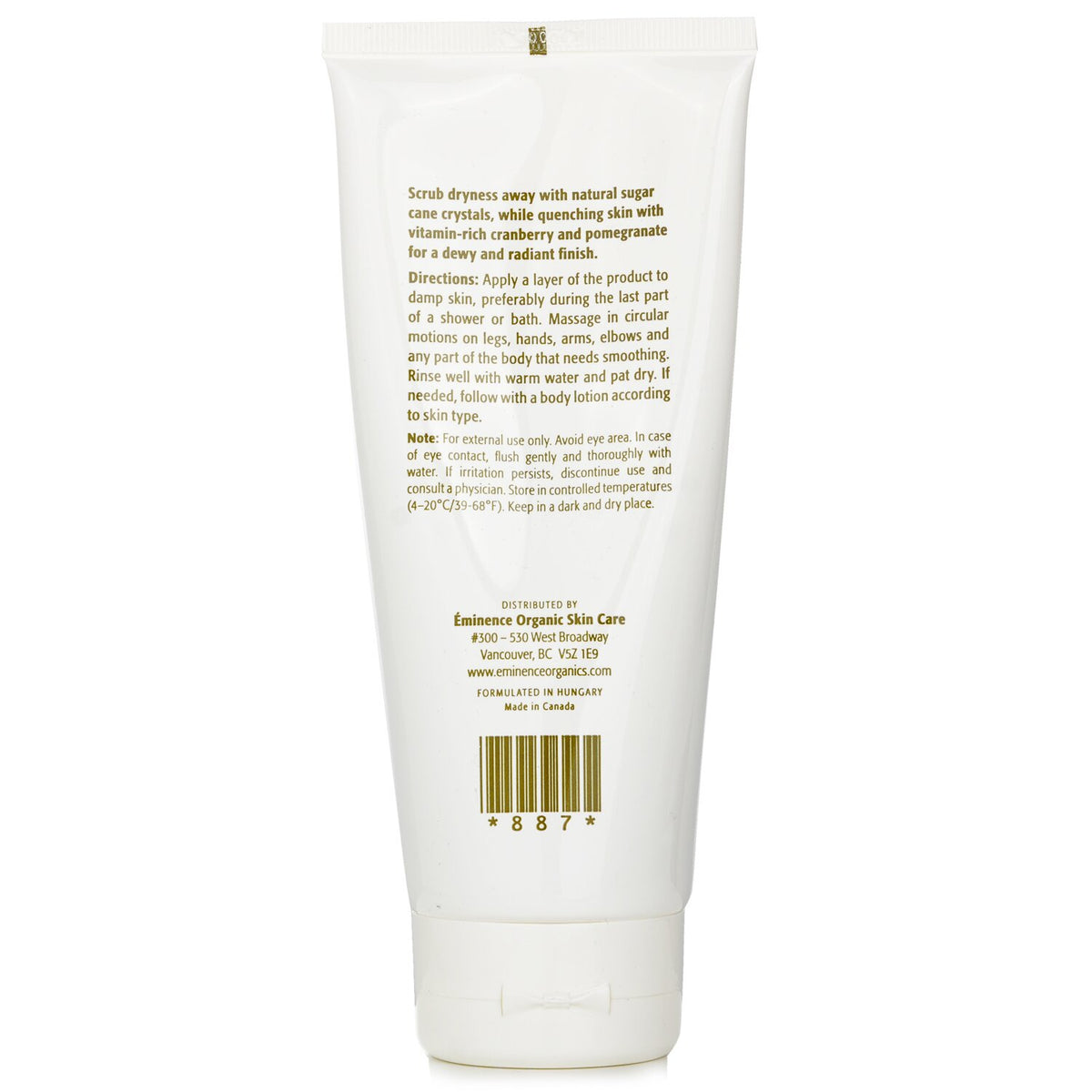 Eminence - Cranberry Pomegranate Sugar Scrub (Tube)  - 250ml/8.4oz