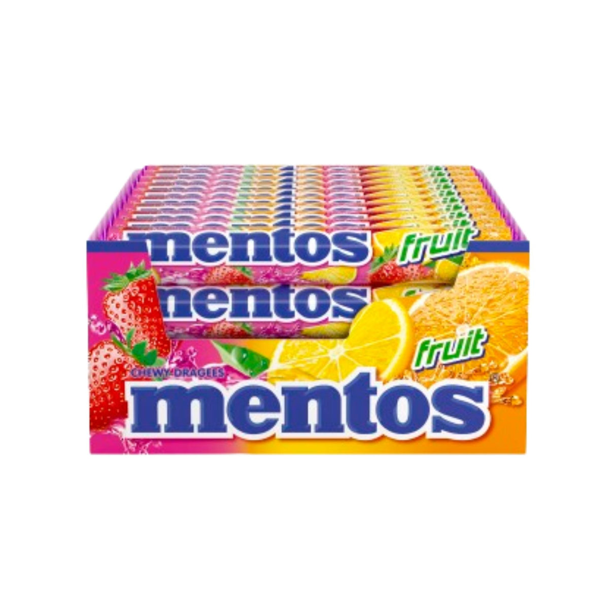 Mentos Roll Fruit Display - 40pcs