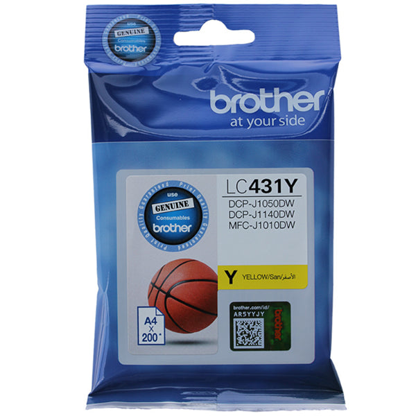 Brother LC431Y Yellow Ink Cartridge
