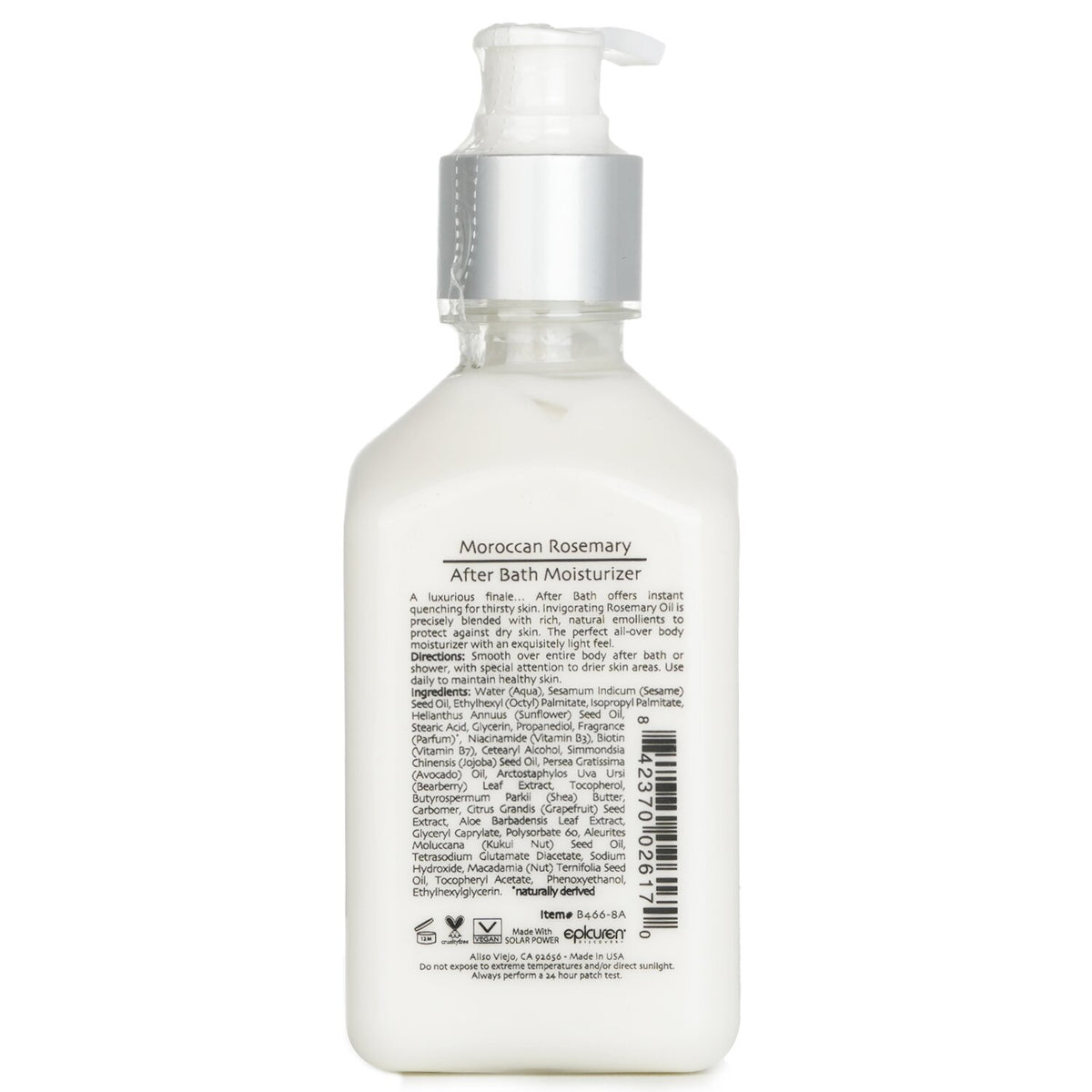 Epicuren - After Bath Moisturizer - Moroccan Rosemary  - 250ml/8oz